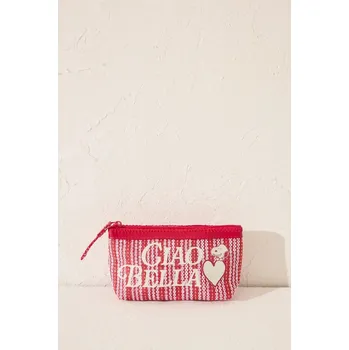 Kosmetická taška women'secret červená barva, 4849272