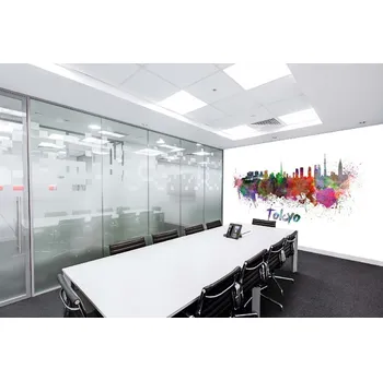 Fototapeta DIMEX | Samolepicí vliesová fototapeta na zeď Panoráma Tokia MA-5-1550 | 375 x 250 cm | zelená, modrá, bílá, fialová + Samolepicí vliesová fototapeta na stěnu DIMEX Panoráma Tokia MA51550 v rozměru 375 x 250 cm