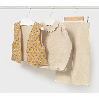 Dětská souprava Mayoral 2593.4E.Baby.9BYA béžová 12X, vel. 98