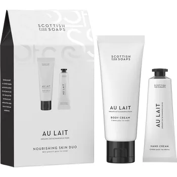 Kosmetická sada Scottish Fine Soaps Au Lait Sada péče o tělo 2 ks