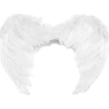 Vánoční dekorace Andělská křídla 35x45 cm Balení: 1 ks, Varianta: bílá - 8591149125751