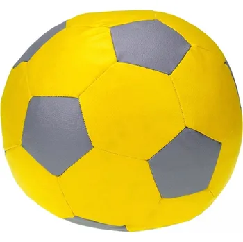 Taburet Sedací vak - míč 70 cm - žlutá + šedá