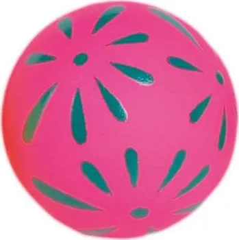 Hračka pro psa Hračka Happet květinová míček 57mm růžová