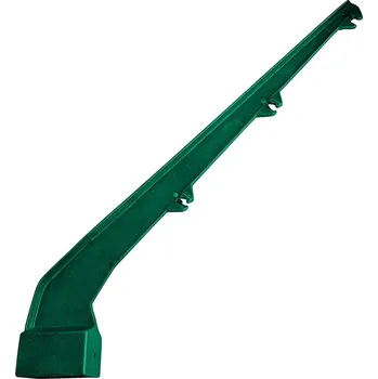 ostnatý drát PILECKÝ s.r.o. - Bavolet hliníkový + PVC na sloupek 60 × 40 mm, jednostranný