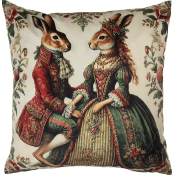 Clayre & Eef - Povlak na polštář RABBITS NE22