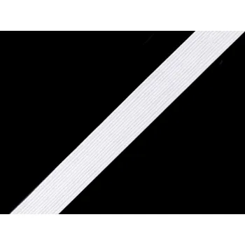 Textilní guma Prádlová pruženka šíře 9 mm Balení: 300 m, Varianta: bílá - 8593485023326