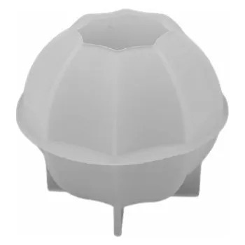 Svíčka Silikonová forma Stoklasa Koule 7,5 x 7 cm bílá