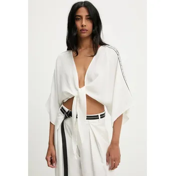 Bavlněná košile Answear.LAB G28.4950.tos bílá 00X, vel. M