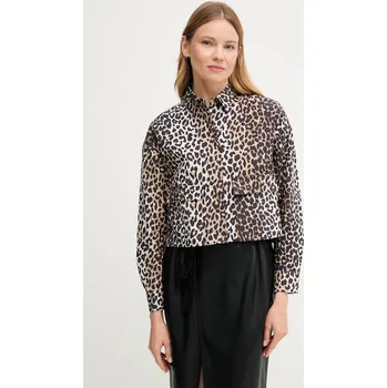 Pánská košile Bavlněná košile OUI 93894 černá 99X, vel. 34