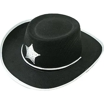 Dětský Western klobouk - Černý