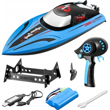 RC model lodě LOĎ ZÁVODNÍ MOTOROVÝ ČLUN NA DÁLKOVÉ OVLÁDÁNÍ 40 KM/H