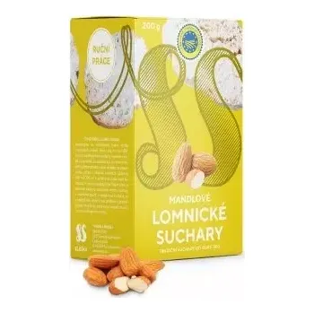 Bonbon Mandlové Lomnické suchary obalené v moučkovém cukru s lehkou mandlovou příchutí jsou jedinečnou kombinací jemnosti a chuti. 200 g