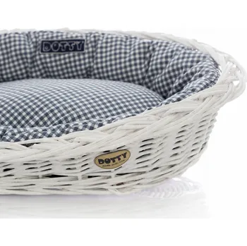 Pelíšek pro psa DOTTY pelíšek pro psa bílý 75 cm x 50 cm