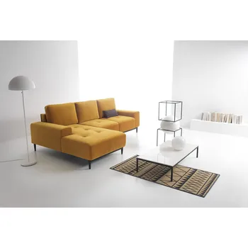 Sedací souprava PCo Rohová sedací souprava VALENCIO, 266 cm Roh pohovky: Pravý roh, Barva látky: ELEMENT 09 (Pomerančová)