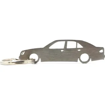 Mercedes W210 sedan klíčenka z nerezové oceli