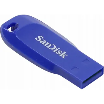 USB flash disk Flash disk SanDisk Cruzer Blade 64 GB, USB 2.0, modrý