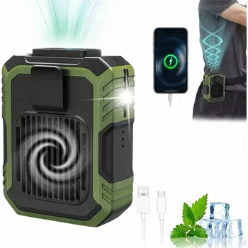 Domácí ventilátor Mini ventilátor Bedee 0d98uydhi8yh zelený