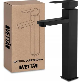 Vodovodní baterie Stojánková umyvadlová baterie VETTÄ černá