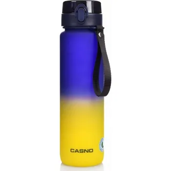Láhev Láhev na vodu lahev na pití Casno Missouri Ombre 1050 ml Granátově žlutá
