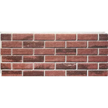 Obklad UNISPO Cihla Classic Červená 50 x 120 x 3,5 cm 0,6 m2 Červená