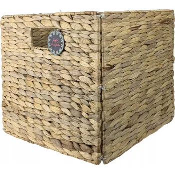 Obraz Skládací hyacintový koš Koszoplotka přírodní 30x30x30 cm