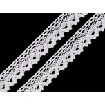 Bavlněná krajka paličkovaná šíře 28 mm Balení: 27 m, Varianta: 1 bílá - 8591149075513
