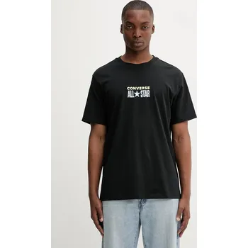 Pánské tričko Bavlněné tričko Converse 10028551.A04 černá 99X, vel. XXL