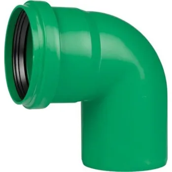 Kanalizační potrubí MIDAS KG 2000 PP koleno DN 125/87° SN16 , zelená