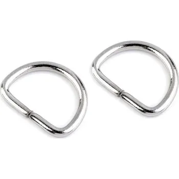 Polokroužek šíře 20 mm Balení: 10 ks, Varianta: 1 nikl - 8591149004063