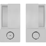 AGB - Mušle WAVE na posuvné dveře WC Povrch: F1 - stříbrný elox