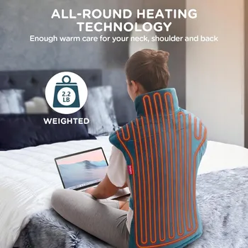Polštář Comfytemp vyhřívací polštář s váženým povrchem pro úlevu od bolesti zad