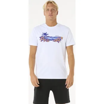 Pánské tričko Tričko Rip Curl SURF PARADISE TEE White velikost M