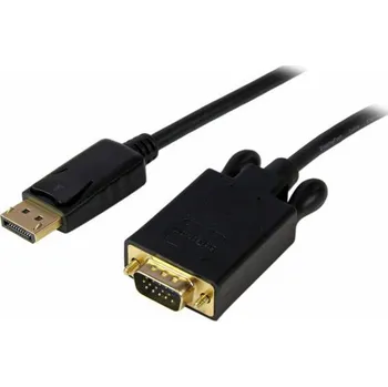 Video kabel StarTech DisplayPort – kabel D-Sub (VGA) 1,8 m černý (DP2VGAMM6B)
