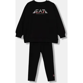 Dětská tepláková souprava EA7 Emporio Armani 7G000167.AF15583 černá 99X, vel. 164