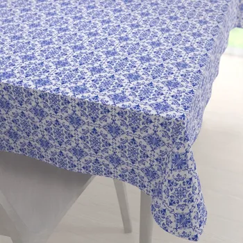 ubrus Teflonový obdélníkový ubrus TF-118 Modro-bílý vzor Maroko 50x100 cm