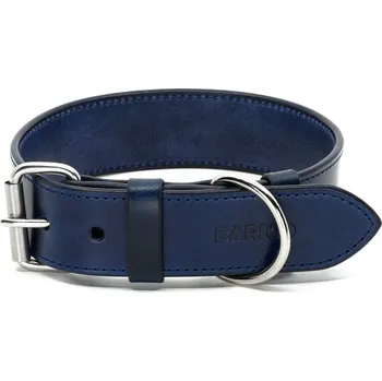 Obojek pro psa Kožený obojek pro psa BARICO Blue Šířka obojku: 2 cm, Přesný obvod krku: 33 cm