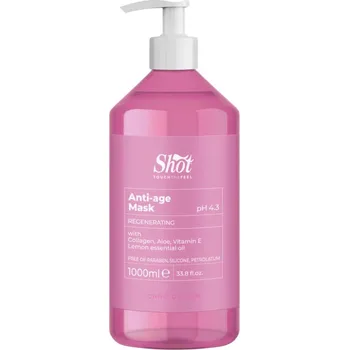 Pleťová maska Shot Anti-Age Mask - maska ​​pro obnovu a regeneraci vlasů Anti Age maska, 1000 ml