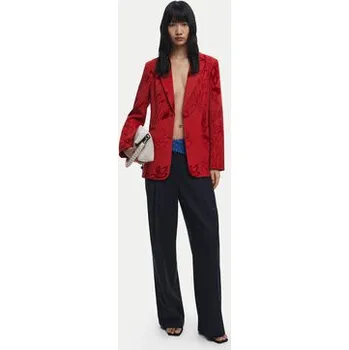 Dámské sako Desigual Sako Flockarty 25WWEW19 Červená Regular Fit S