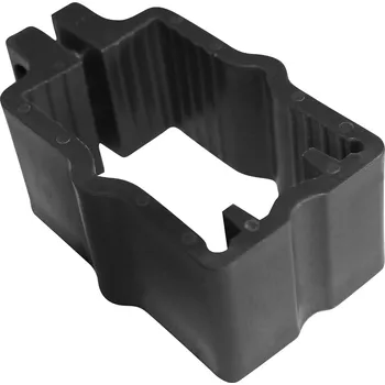 Příslušenství pro plot PILECKÝ s.r.o. - Objímka na panely PILOFOR pro sloupek 60 × 40, PVC, černá