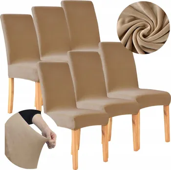 Prostěradlo Potah na židli MEBLE ODNOWA béžový