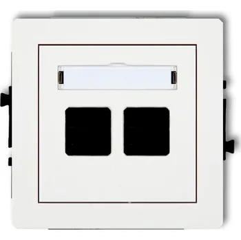 Elektrická zásuvka Zásuvka nástěnná Karlik bílá