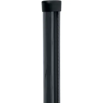 Příslušenství pro plot PILECKÝ s.r.o. - Plotový sloupek s montážní lištou PILCLIP® poplastovaný (Zn + PVC), 2300/48, barva antracit (RAL 7016)