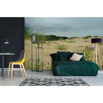 Fototapeta DIMEX | Samolepicí vliesová fototapeta na zeď Úžasné duny MA-5-1785 | 375 x 250 cm | zelená, modrá, fialová, krémová + Samolepicí vliesová fototapeta na stěnu DIMEX Úžasné duny MA51785 v rozměru 375 x 250 cm