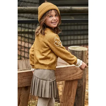 Dívčí sukně Dětská sukně Mayoral 4909.6J.Mini.9BYA hnědá 84X, vel. 110