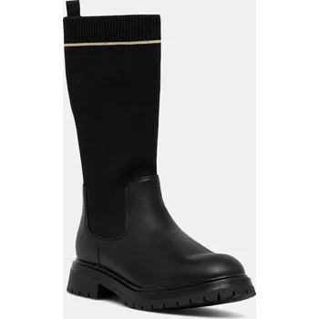 Dámská zimní obuv Dětské holínky Tommy Hilfiger černá barva, T3A6-34020 T3A6.34020 99X, EUR 39