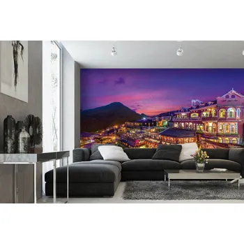 Fototapeta DIMEX | Samolepicí vliesová fototapeta na zeď Jioufen, Tchaj-wan MA-5-0999 | 375 x 250 cm | vícebarevná + Samolepicí vliesová fototapeta na stěnu DIMEX Jioufen, Tchaj-wan MA50999 v rozměru 375 x 250 cm