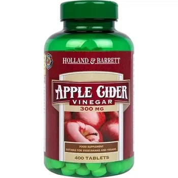 Fitness strava Holland & Barrett Apple Cider Vinegar - 300mg 400 tablet