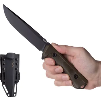 Pracovní nůž P300 Sheath: Kydex Black, Blade: Cerakote Black, Handle: GRNPU Olive