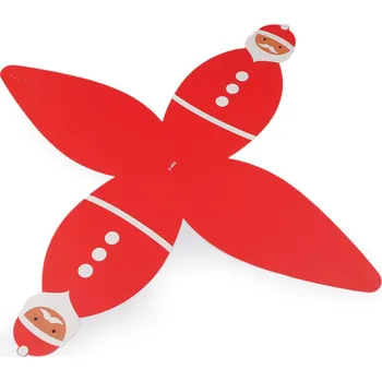 Vánoce Vánoční dárková krabička Mikuláš Balení: 12 ks, Varianta: 1 (10x16x9 cm) červená - 8596475524124