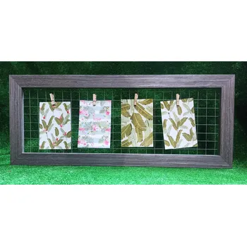 Obraz Široký hliníkový rám na fotografii nebo plakát 30x70 cm, černý polomatný